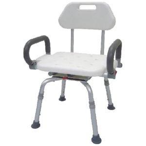 Non-Foldable shower chairs with rotating seat