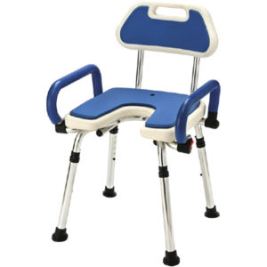 Non-foldable commode shower chairs